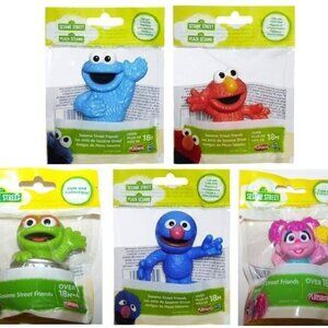 Lot of 5 Sesame Street Friends Playskool Toddler Characters Play Figures New